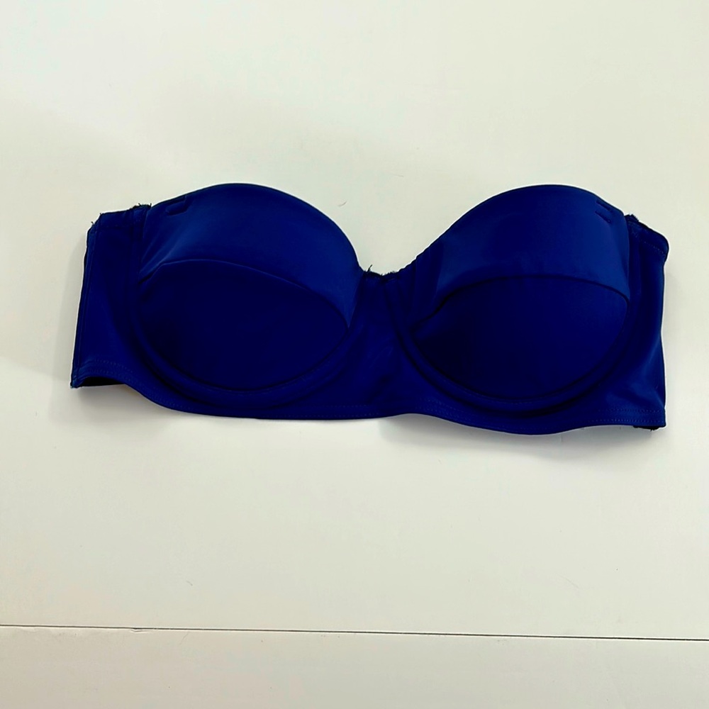 ASOS Swimsuit‎ top 34B blue bandeau